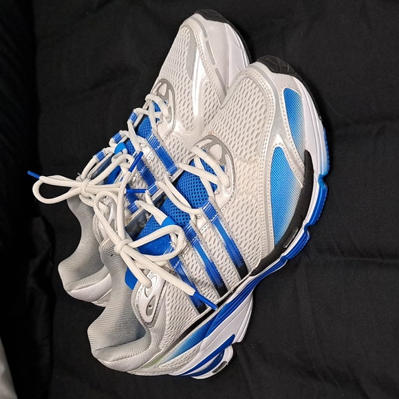 Adidas Supernova Cushion 7 - Size 11- White Blue - Picture 1 of 4